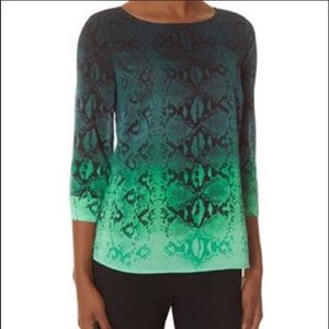 The Limited Snake Ombré Blouse